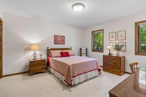 The 4th bedroom on the upper level. Each of the BR's are neutral & ready to make your own!