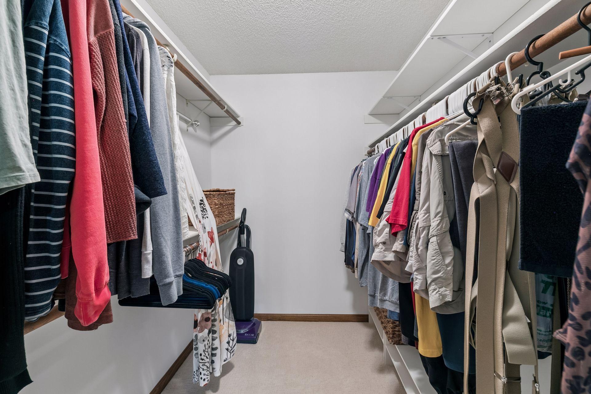 A walk-in closet that you'll LOVE!