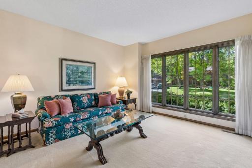 Expansive windows capturing lots of natural light!