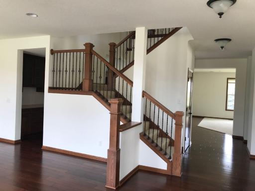 Double staircase leads to the loft and four upstairs bedrooms
