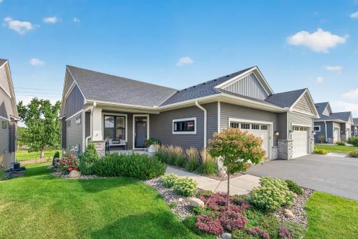 The HOA handles snow removal, lawn care, and garbage/recycling so all you have to do is enjoy your morning coffee on the front porch overlooking a beautifully landscaped yard on this private street.