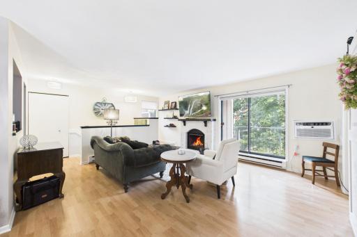 Enjoy a lovely woodburning fireplace on chilly winter nights.