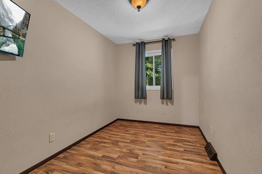 This unique layout includes a main-level bedroom off the entry way that could also make a great home office, guest room, or flexible space to fit your needs.