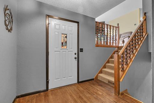 The front entry features a large, welcoming foyer with plenty of space to make coming and going a breeze.
