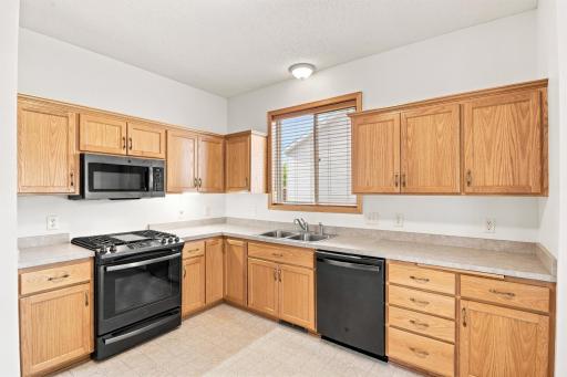 Kitchen with ample storage