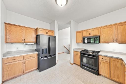 Kitchen with newer appliances