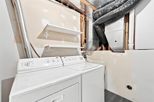 Laundry Room with storage
