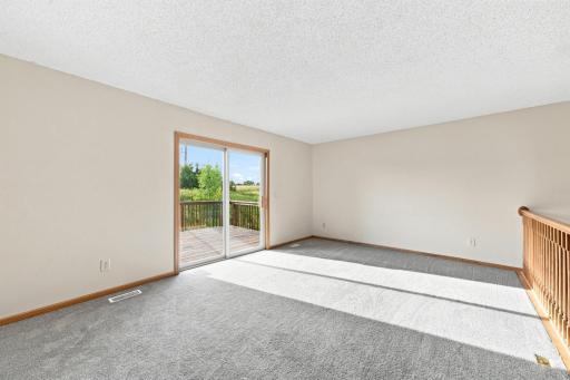 Patio door to deck