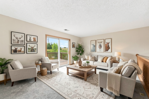 Living room upper level AI image