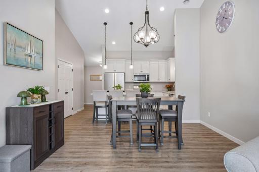 Natural light fills the home