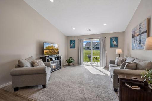 Spacious living room