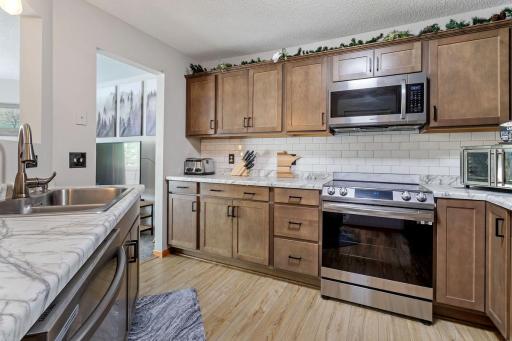 Photo for 2636 101st Lane N, Minneapolis, MN 55444 - listing #7132958 Great Kitchen with amazing cupboard and counter space.