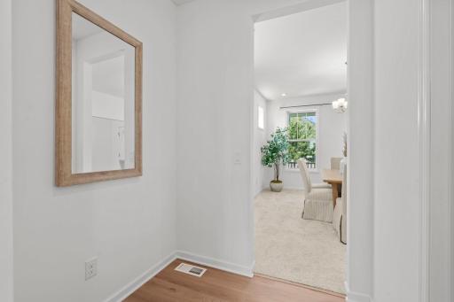 Elegant butlerâs pantry offering refined area and seamless entertaining flow.