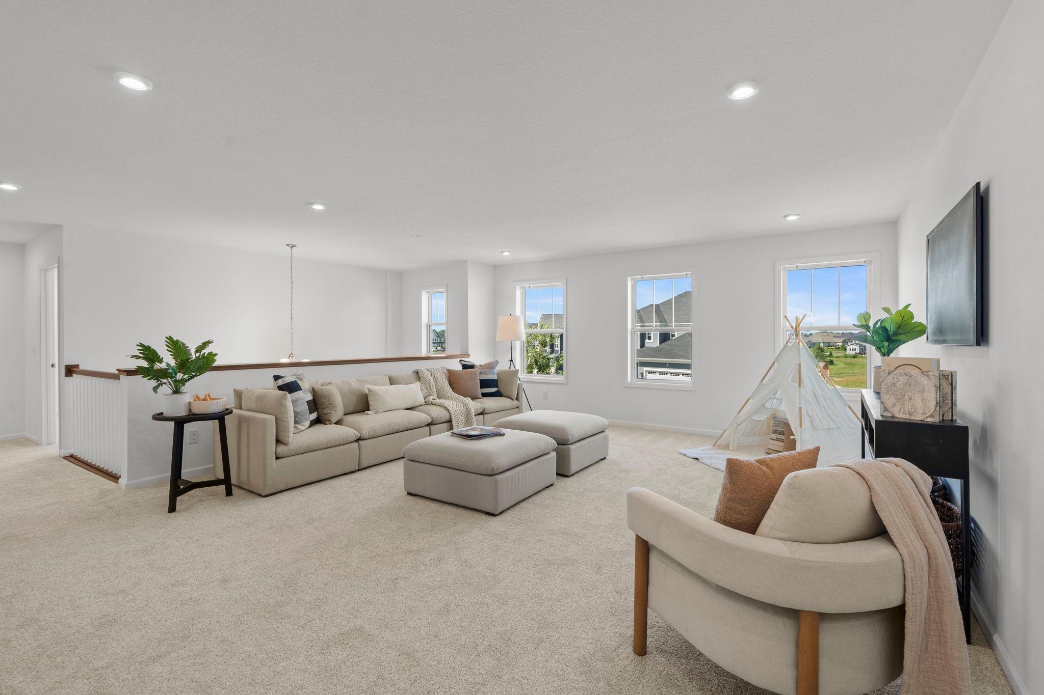 Huge loft with lots of windows
