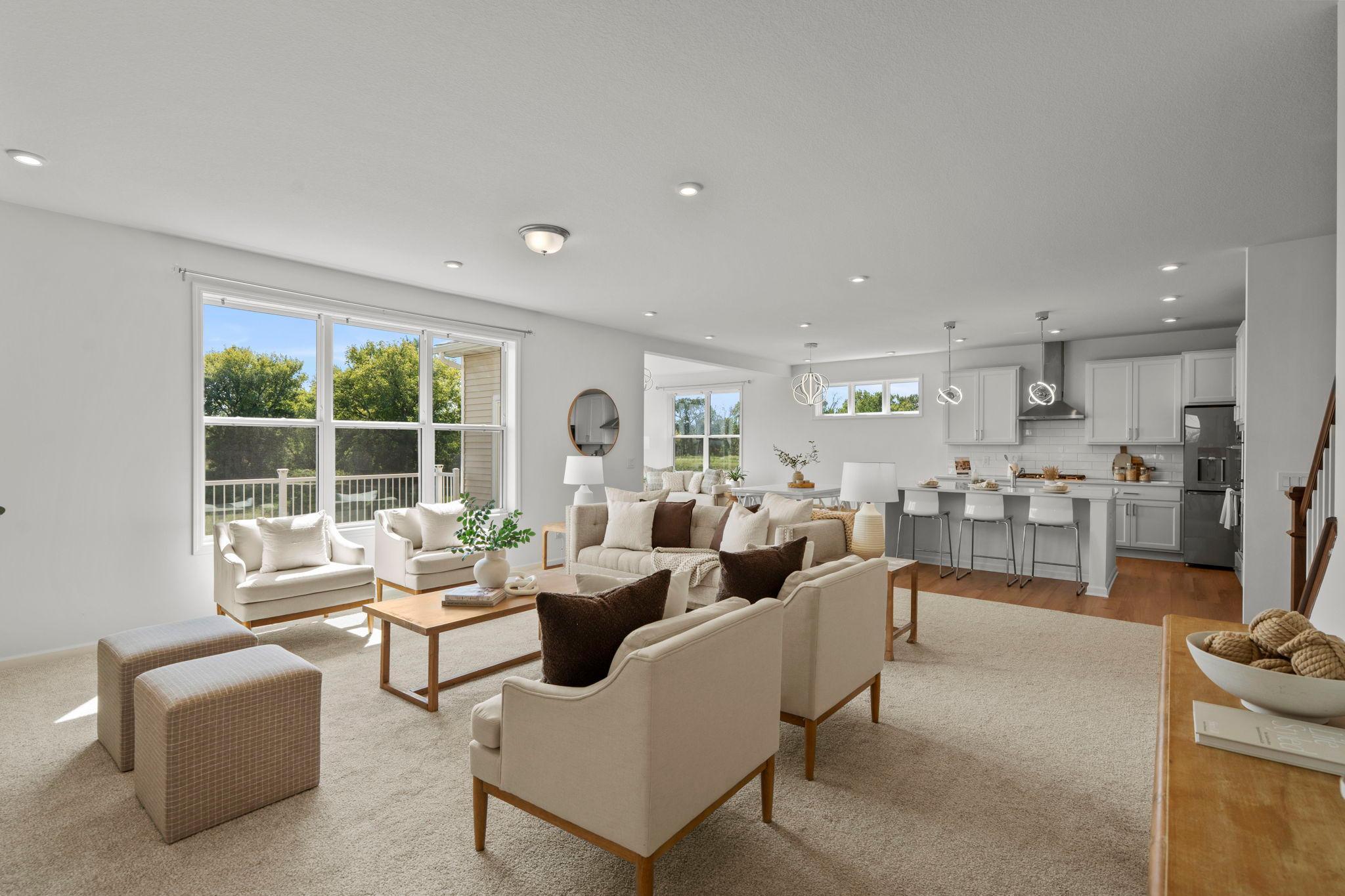 Open-concept modern layout designed for effortless flow, abundant natural light, and contemporary everyday living.