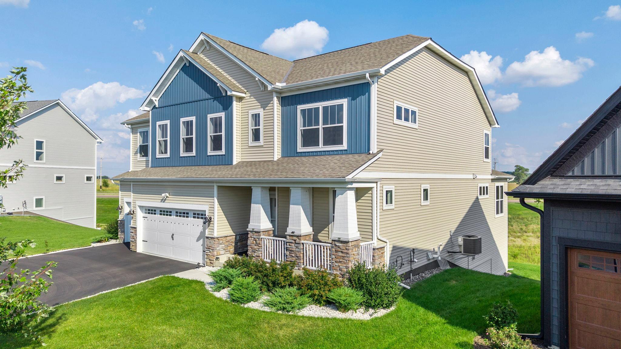 Great curb appeal and well maintained newer construction home