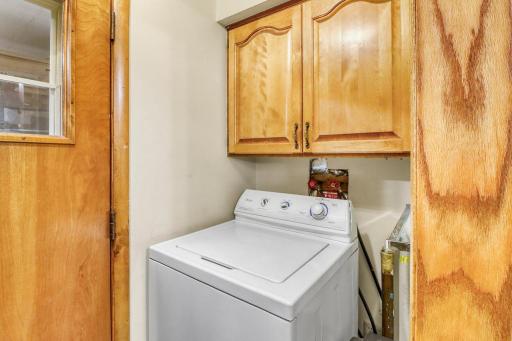 Laundry upstairs w/hook ups in basement too.