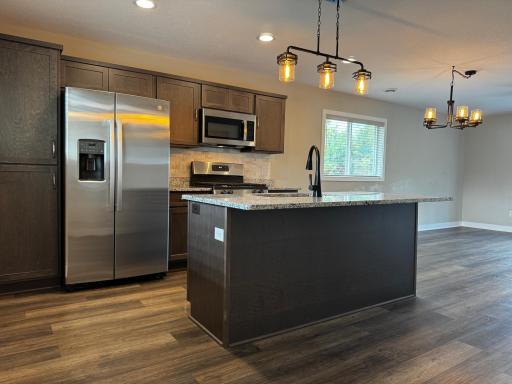 Kitchen with SS appliances