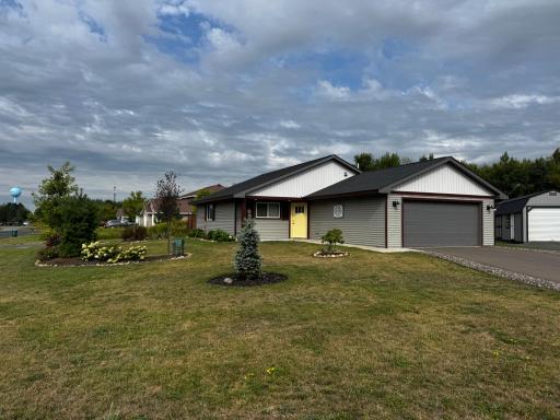 Large front yard