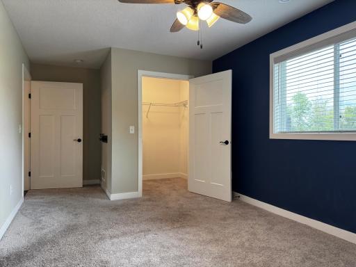 Bedroom 1 with walk-in closet