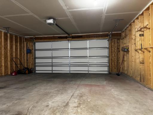 Two-car attached garage