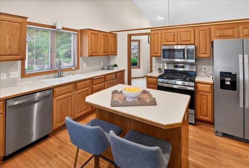 The neutral finishes throughout the home will go with any decor!