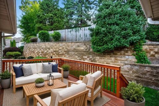 Private deck. ***Image is virtually staged***