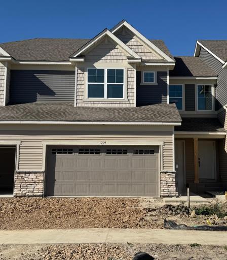 Welcome to 227 Huntington Dr! (Photo is of the actual home in progress.)