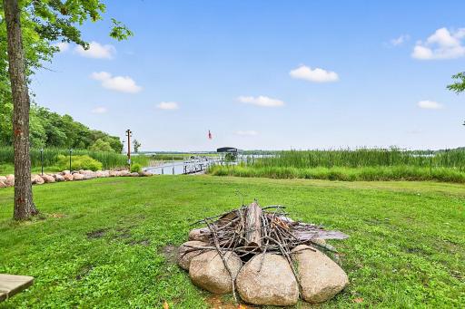 Firepit by Lake