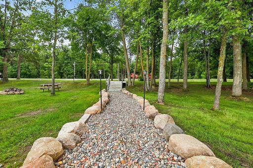 Perfectly Landscaped Walkway