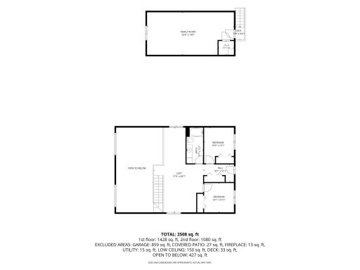 Upper Level Floor Plan