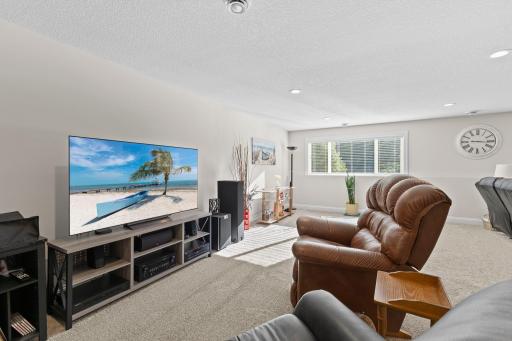Lower Level Family Room-This area is Plumbed for a Wet Bar