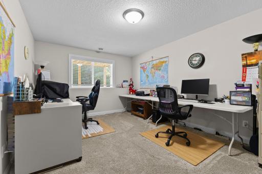 3rd Bedroom Used as Office In LL-Great Guest Bedroom as there is a 3/4 Bath across the Hallway.