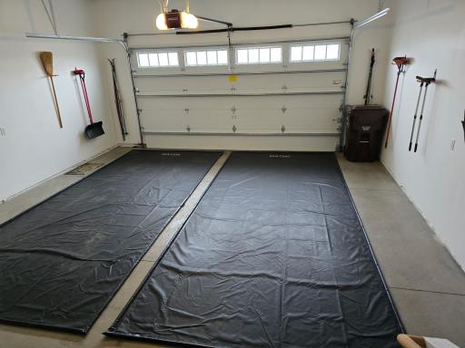 Garage is Insulated and Finished