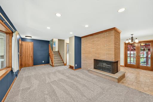 Wood Burning Fireplace