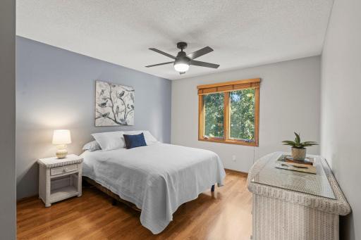 A second upper level bedroom provides a welcoming retreat for family, guests or everyday living.