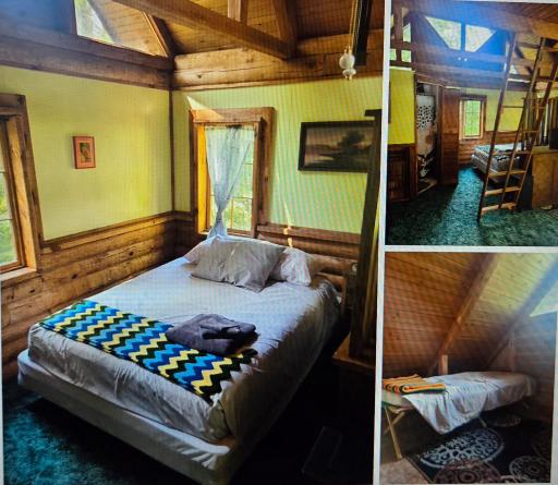 Main level and loft sleeping quarters