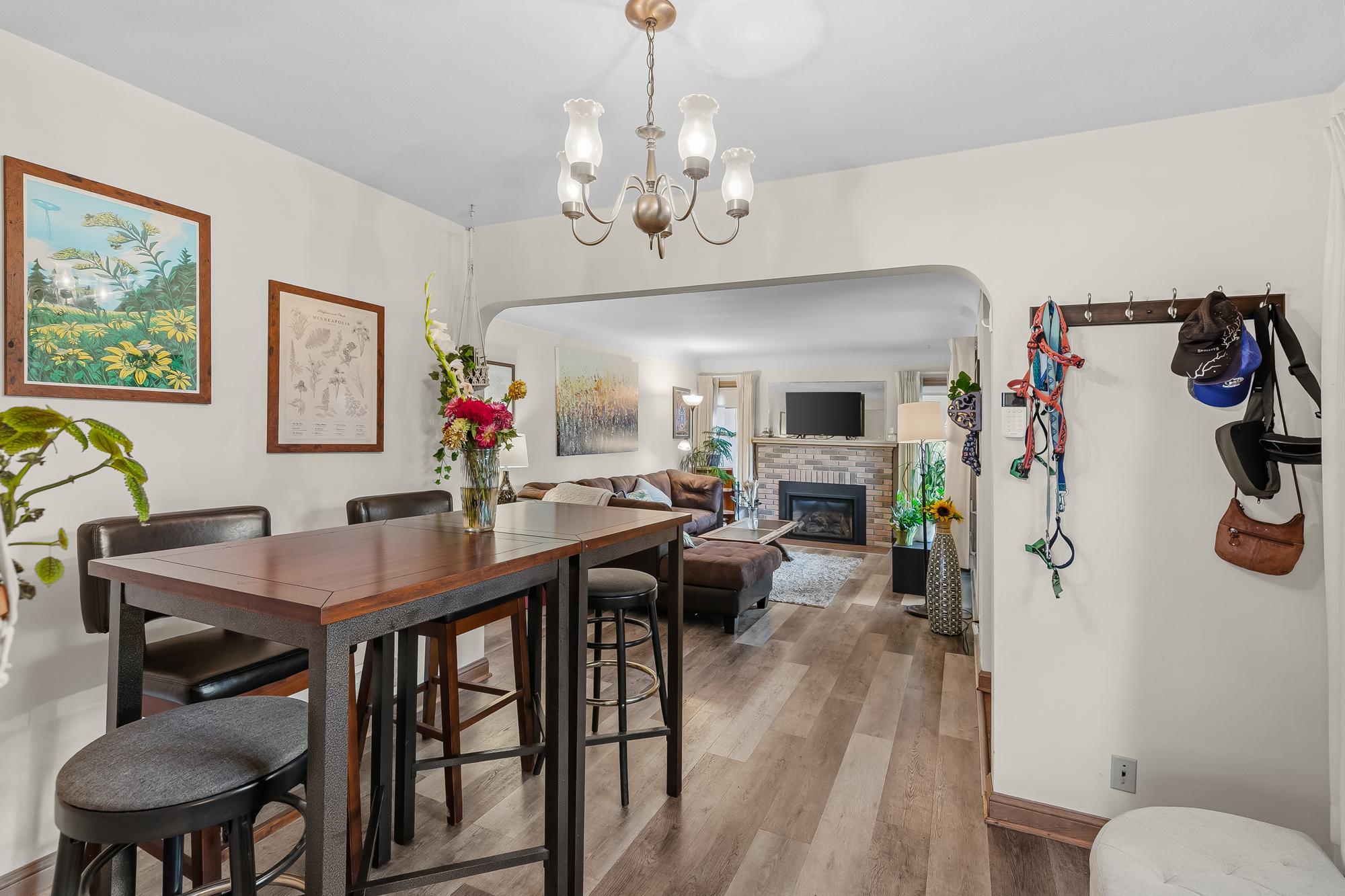 Open concept Living/Dining room perfect for entertaining