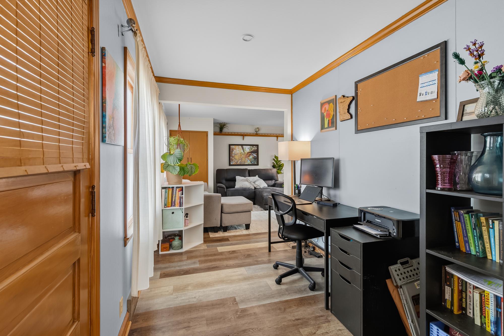 Large main floor Flex Room currently used as Office and Family Room