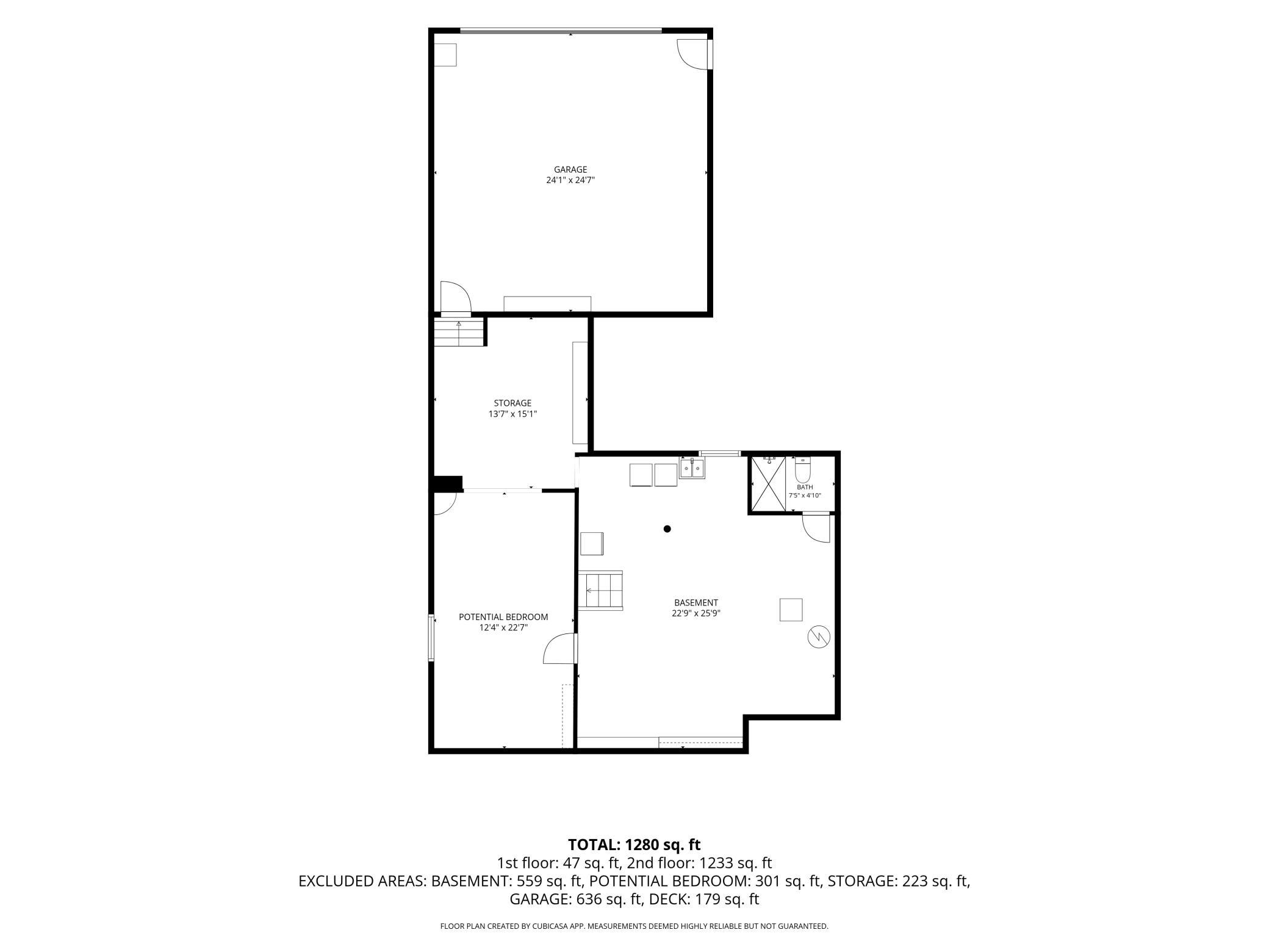 Lower Level floor plan