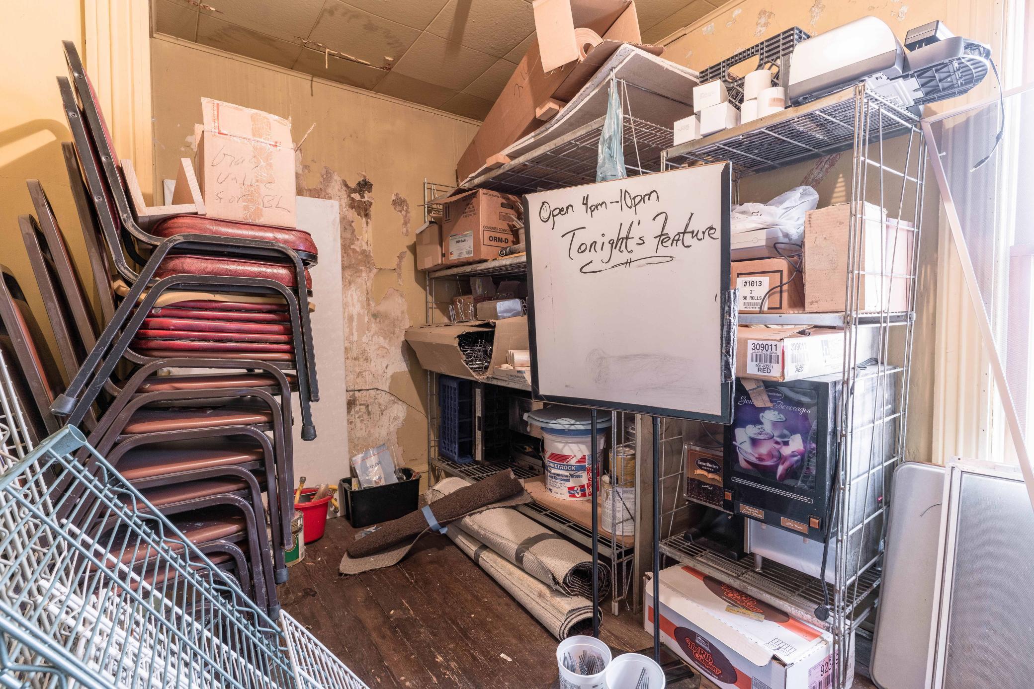 Storage upstairs