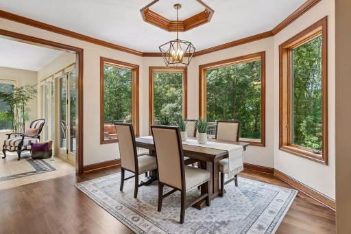 Expansive window views to enjoy your meals