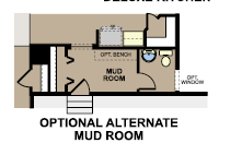 Upgraded mud room selected
