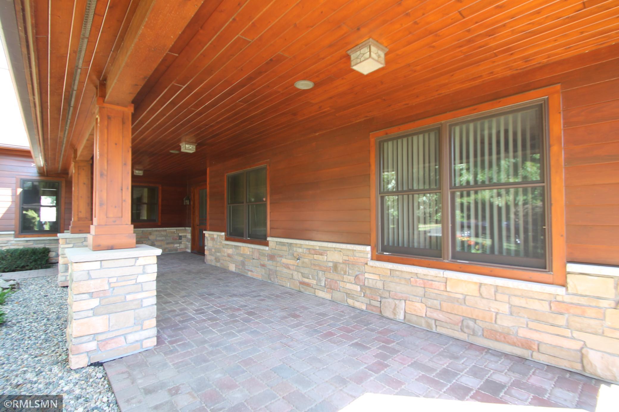 Front porch measures 40 x 10.