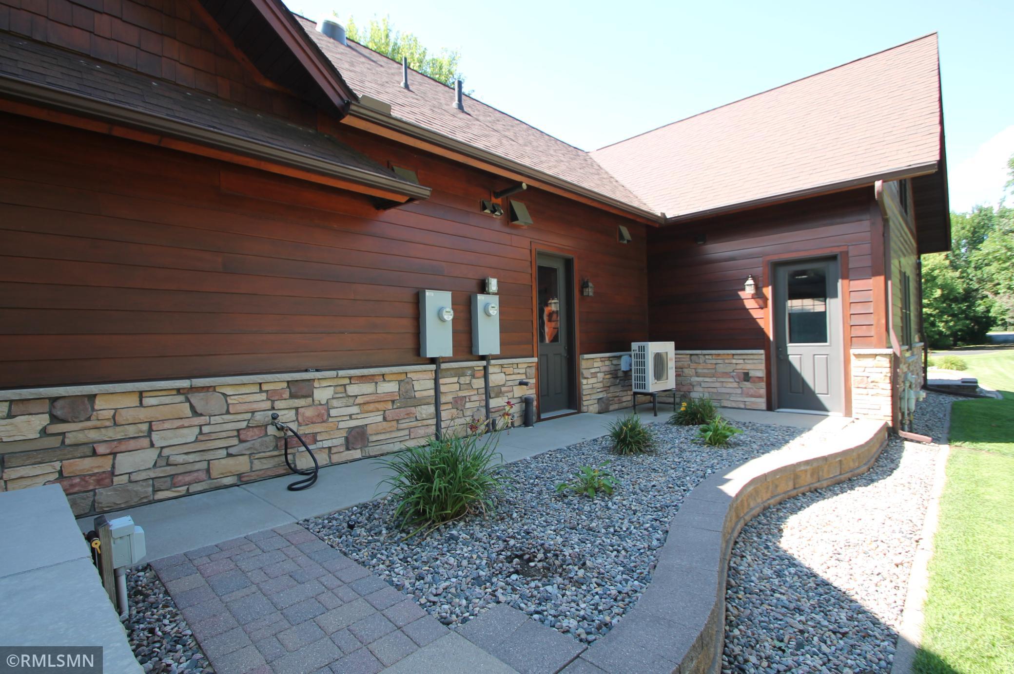 East side of home