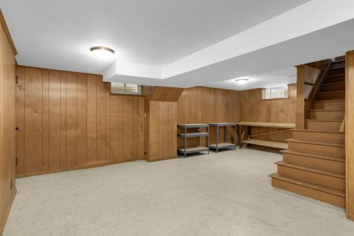So much space to work with -- and it's clean and dry!