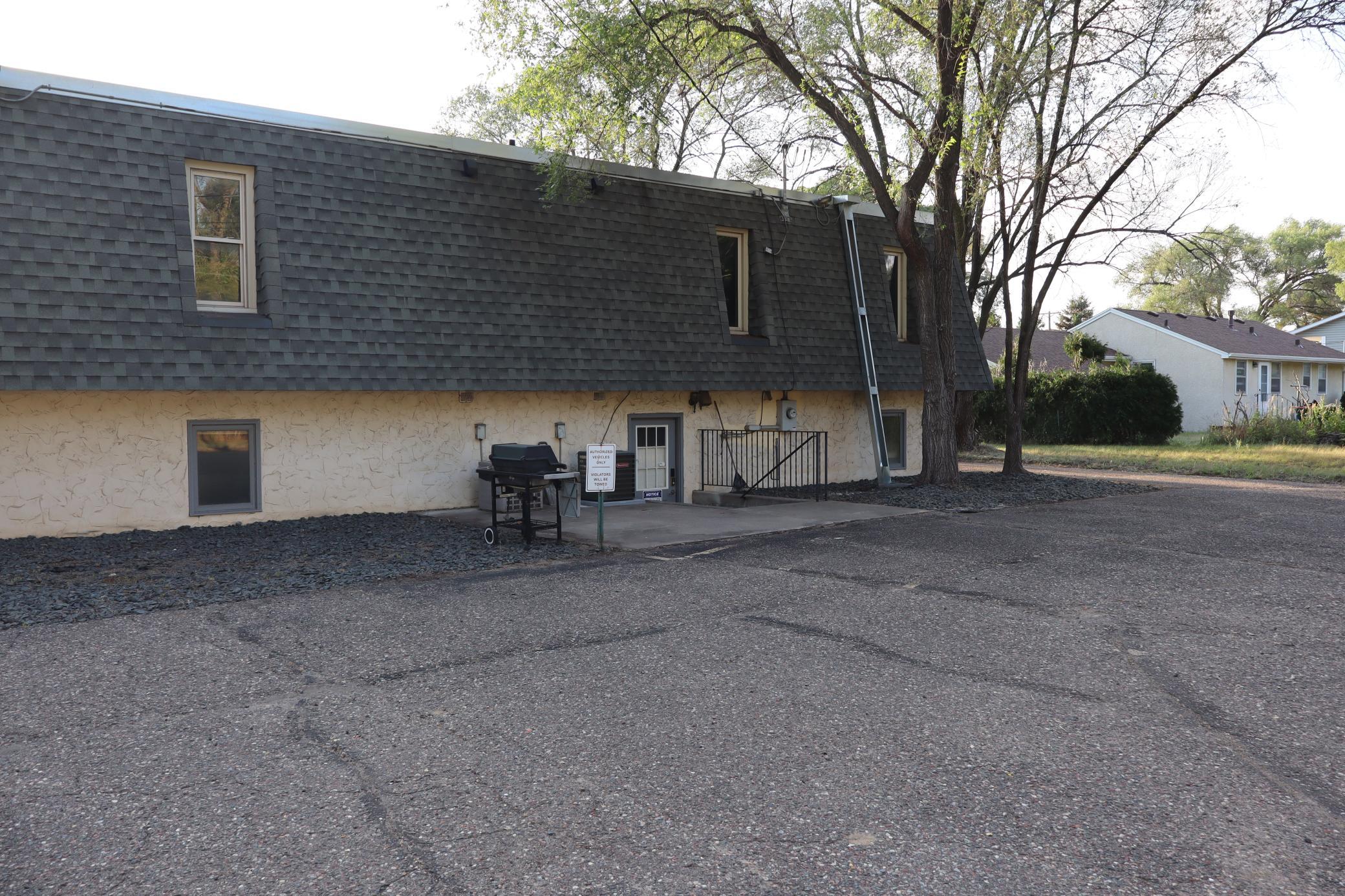 Back of building