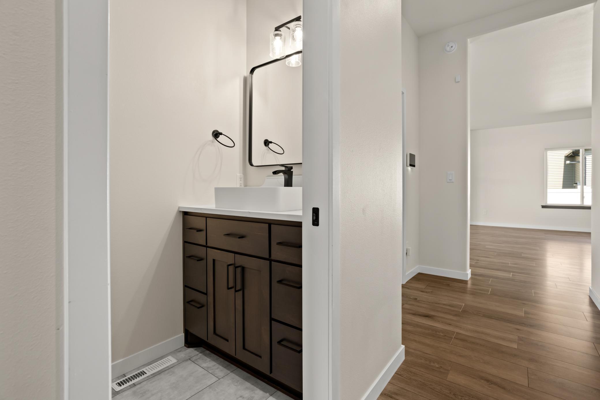main floor half bath