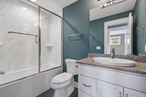 Conveniently located in the lower level adjacent to the 5th bedroom. Perfect for guests