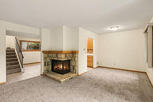 Note: Seller did not use fireplace. AI enhanced fire